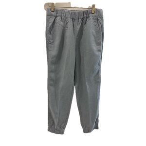 J. Crew Women's Gray Linen Joggers